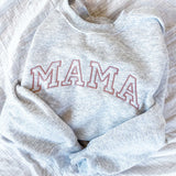 MAMA Embroidered Crewneck Sweatshirt