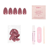 Glamnetic Press-On Nails, Fall Mauve