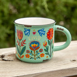 Natural Life Camp Coffee Mug, Mint Loved