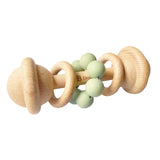 Mint Wooden Rattle