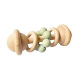 Mint Wooden Rattle
