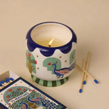 Paddywax A Dopo Peacock Misted Lime Candle, 8oz.