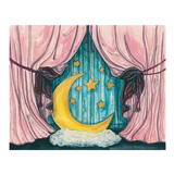 Moon and Stars Fine Art Print (8x10)