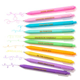 Motivational Gel Pen Set, 10ct.