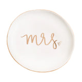 Mrs. Ceramic Jewelry Trinket Dish