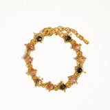 Multi-Stone Chained Bracelet