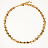 Multi-Stone Chained Necklace