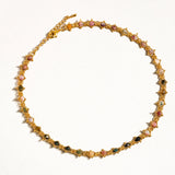 Multi-Stone Chained Necklace
