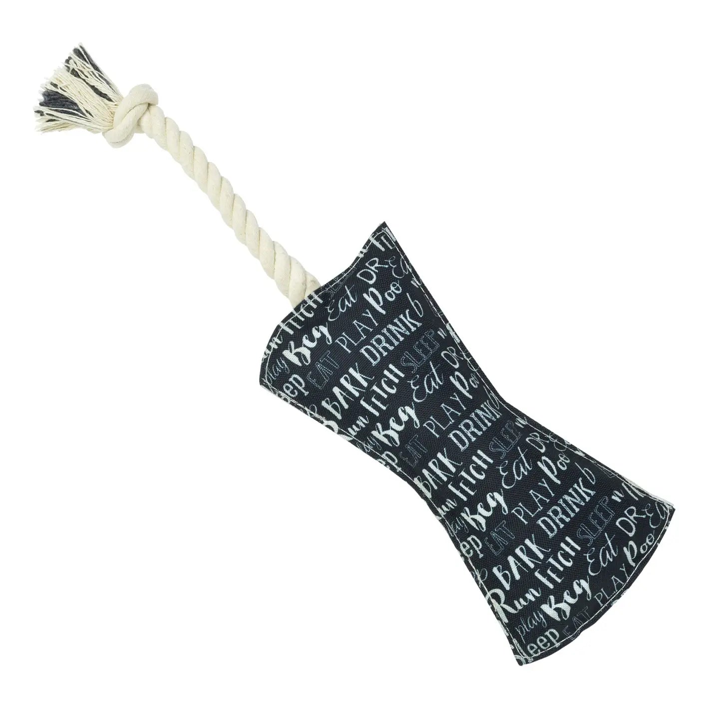 Newspaper Tug & Fetch Squeaker Dog Toy