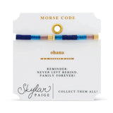 Ohana, Skylar Paige Morse Code Bracelet