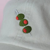 Embroidered Olives Adjustable Baseball Hat