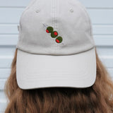 Embroidered Olives Adjustable Baseball Hat
