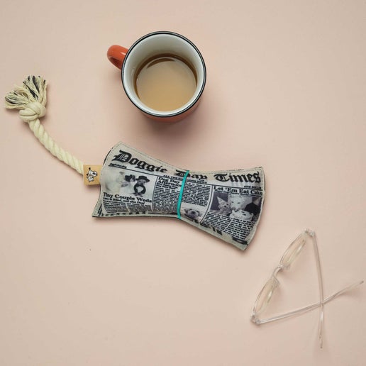 Newspaper Rope Dog Toy