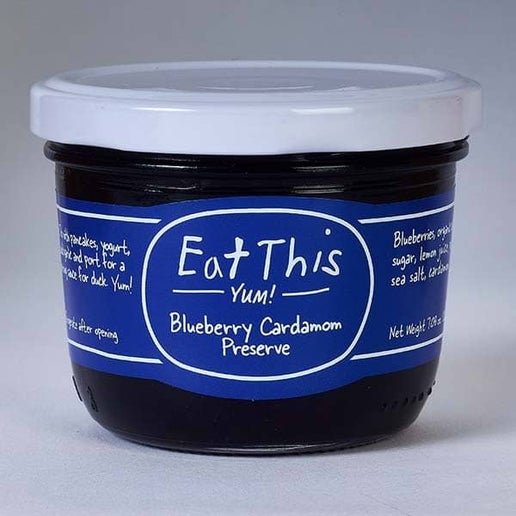 Eat This Yum Blueberry Cardamom Preserve Jam