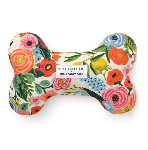 Rifle Paper Co. Garden Party Floral Bone Dog Toy