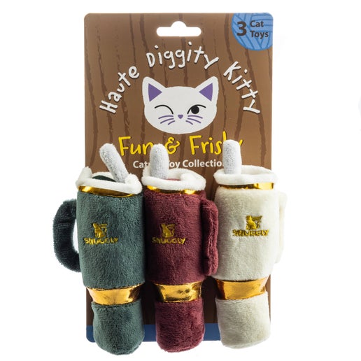 Snuggly / Stanley Cup 3-Pack Catnip Cat Toys