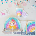 Over the Rainbow Large Plates, 8Pk