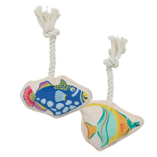 Tropical Fish Mini Rope Dog Toy Set