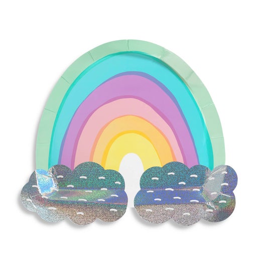 Over the Rainbow Large Plates, 8Pk