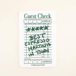 Espresso Martini Guest Check XL Coaster
