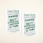 Espresso Martini Guest Check XL Coaster