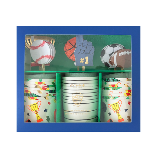 Good Sport Cupcake Decorating Set, 24Pk