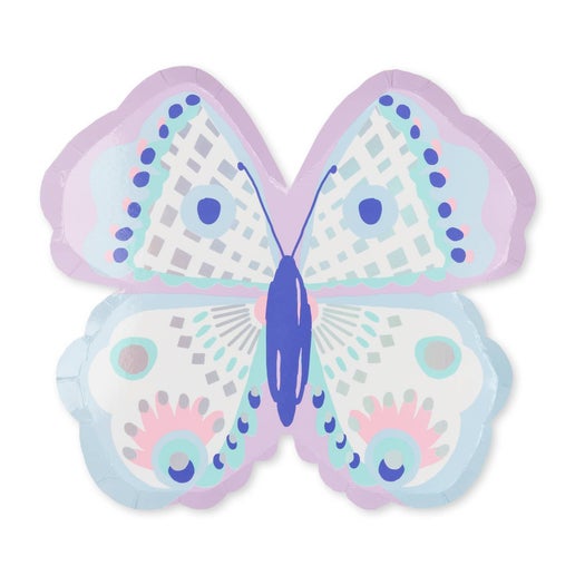 Butterfly Flutter Large Plates, 8Pk