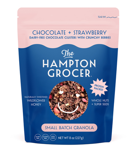 The Hampton Grocer Chocolate Chunk + Strawberry Granola