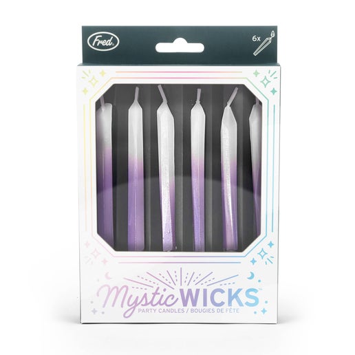 Mystic Wicks Crystal Birthday Candles