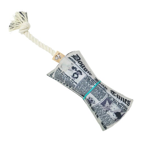 Newspaper Rope Dog Toy