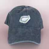 Embroidered Oyster Adjustable Baseball Hat