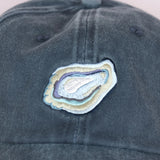 Embroidered Oyster Adjustable Baseball Hat