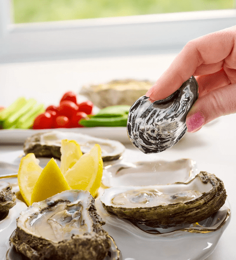 Oyster Salt and Pepper Shaker Set