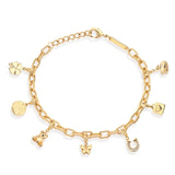 Paperclip Chain Preset Charm Bracelet, Little Words Project