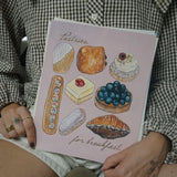 Pastries for Breakfast Art Print (8x10)