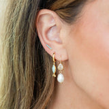 Colorful Fish Pavé Huggie Earrings