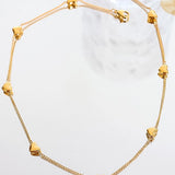 Petite Hearts Station Necklace