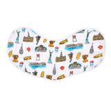 Philadelphia Icons 2-in-1 Burp Cloth + Bib