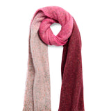 Pink Gradient Oversized Scarf