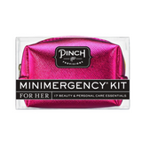 Metallic Pink Minimergency Kit: 17 Beauty & Personal Care Essentials