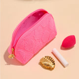 Pink Seashell Zip Pouch