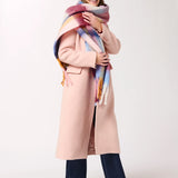 Multi-Color Plaid Oversized Scarf