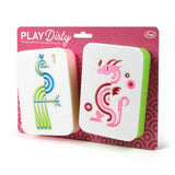 Play Dirty Mahjong Tile Kitchen Sponges, Set of 2