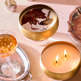 REWINED Poinsettia Candle, 14oz.