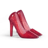 'Pumped Up' Ruby Red Glitter Heels Phone Stand