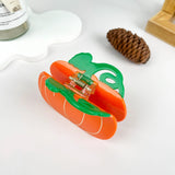 Large Pumpkin Hair Claw Clip