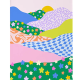 Quilted Landscape Art Print (8x10)