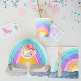 Over the Rainbow 9oz Cups, 8Pk