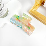 Rainbow Gradient Claw Hair Clip