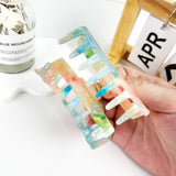 Rainbow Gradient Claw Hair Clip